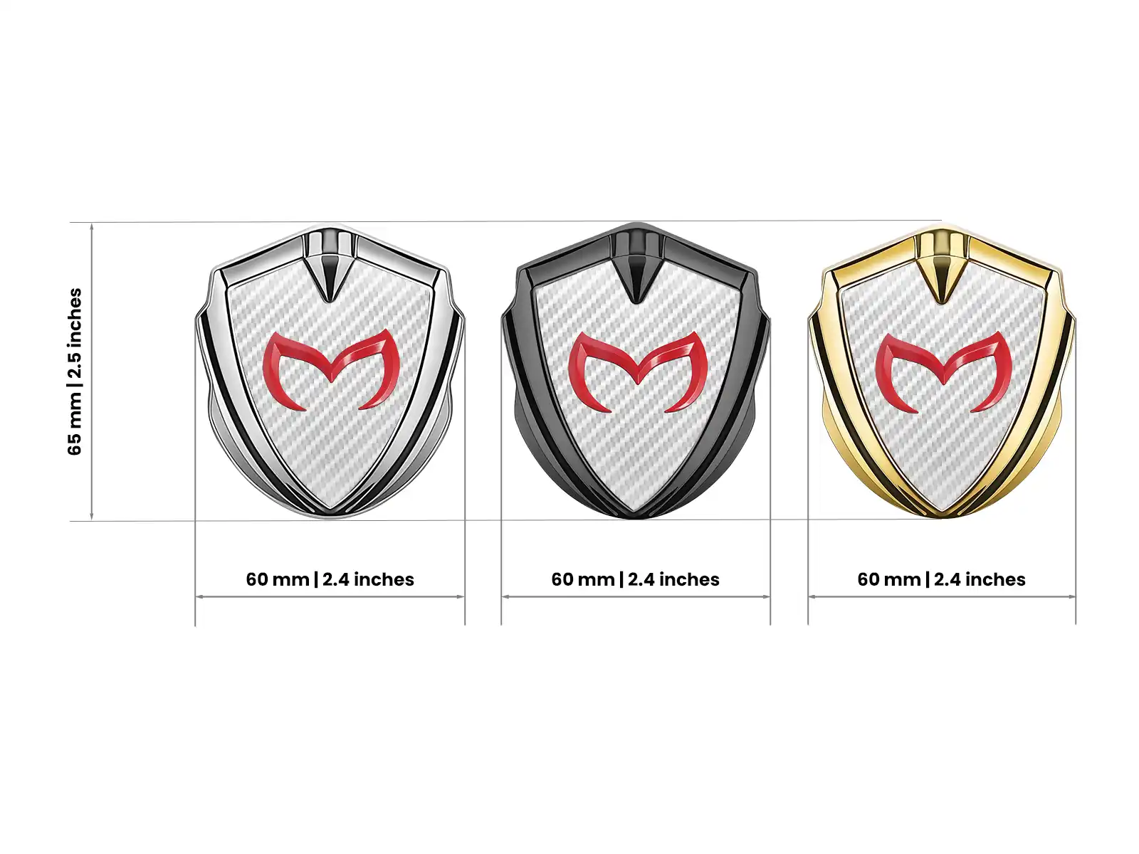 Mazda Car Badges High-End Look Drift Inspired Style